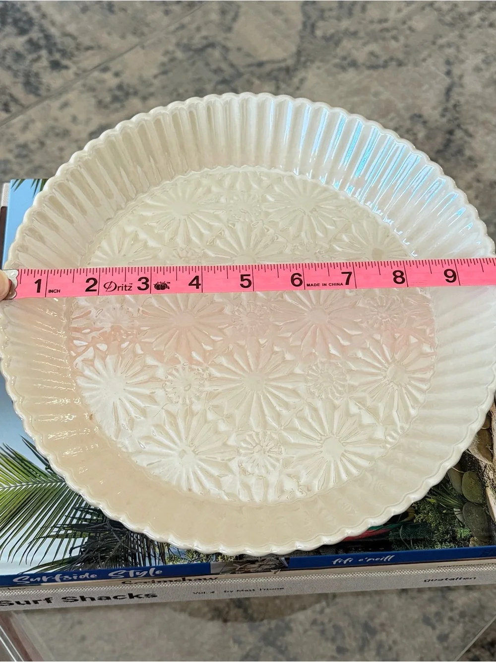 Anthropologie Aurora Pie Dish